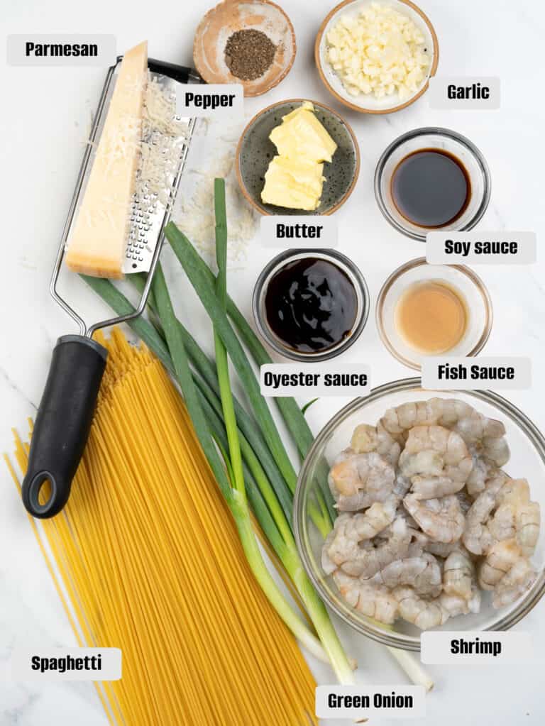 Shrimp Garlic Noodles - The flavours of kitchen