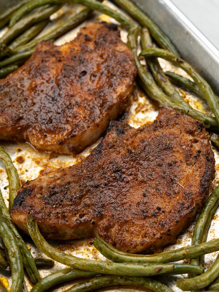 Baked Cajun Pork Chops