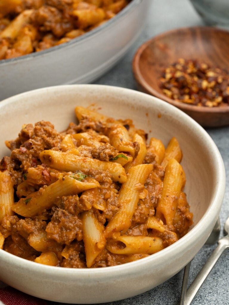 One Pot Ground Beef Pasta