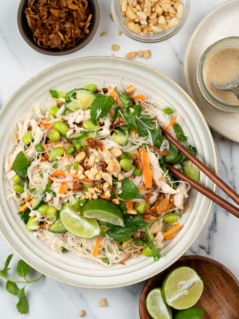 Vietnamese Noodle Salad with Chicken
